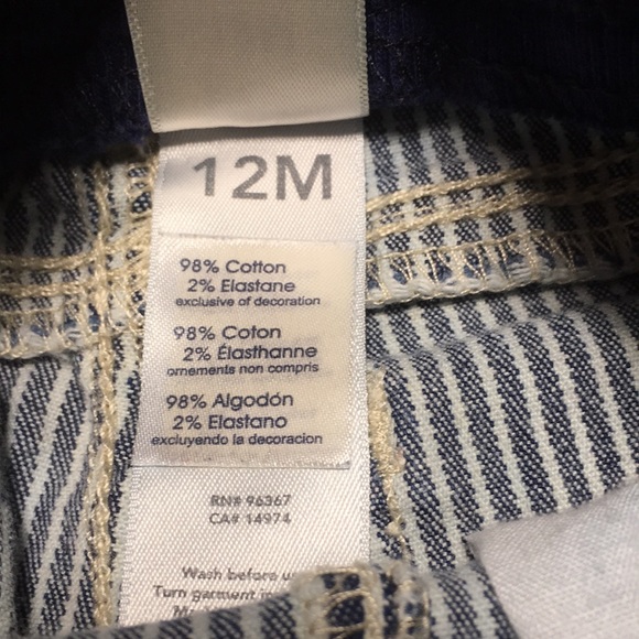 12m (4/$20) Engineer-Stripe OshKosh Jeans - Picture 10 of 16